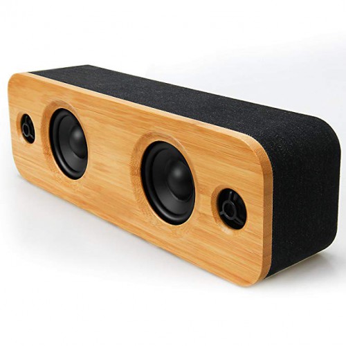 Bluetooth Speakers, Loud Bamboo Wood Home Audio Wireless Speaker with Super Bass, 3EQ Modes for Home, Outdoors Party & Subwoofer Bluetooth Speakers, Loud Bamboo Wood Home Audio Wireless Speaker with Super Bass, 3EQ Modes for Home, Outdoors Party & Subwoofer